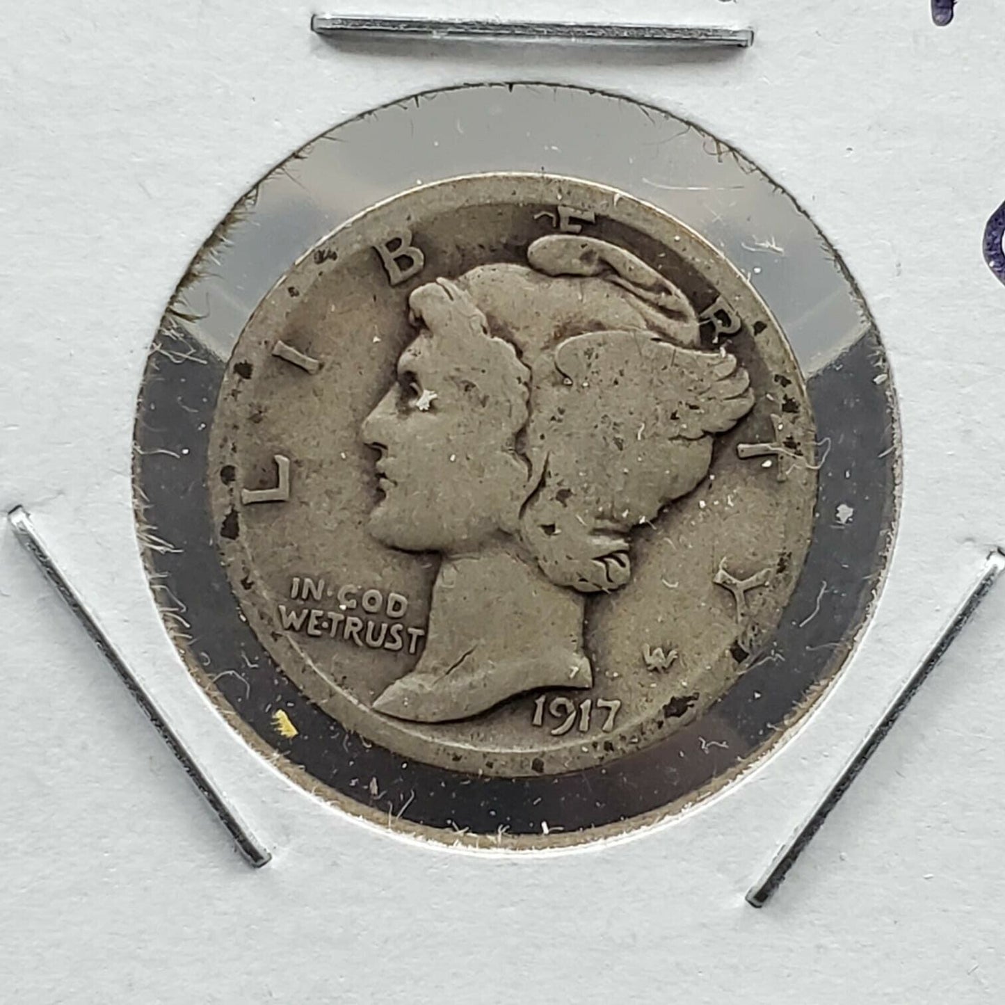 1917 S Mercury Dime Silver Coin Good / VG RobinsonsCoinTown Combo Ship Discount