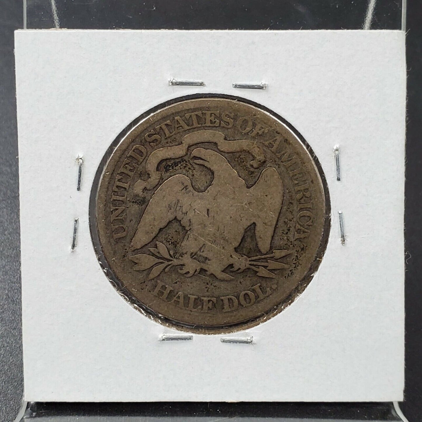 1877 P Seated Liberty Silver Half Dollar 50c Wild West Era Coin AG About Good
