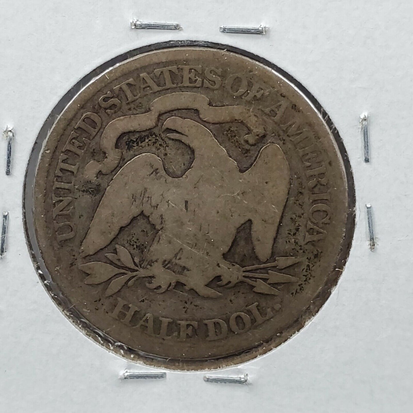 1877 P Seated Liberty Silver Half Dollar 50c Wild West Era Coin AG About Good