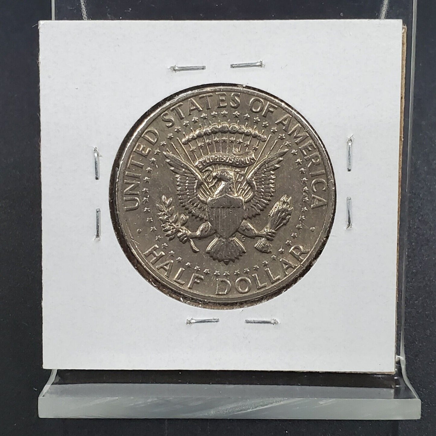 1974 P Kennedy Clad Half Dollar Coin OBV Mis Aligned Die XF EF Circ