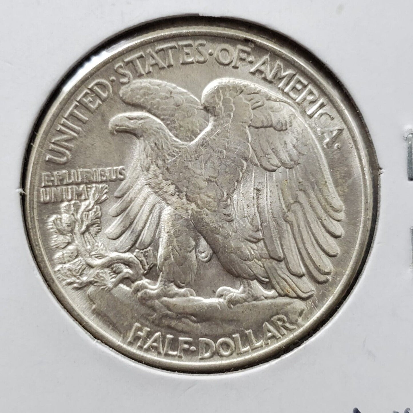 1945 P 50C Walking Liberty Silver Eagle Half Dollar AVG BU UNC Nice Luster