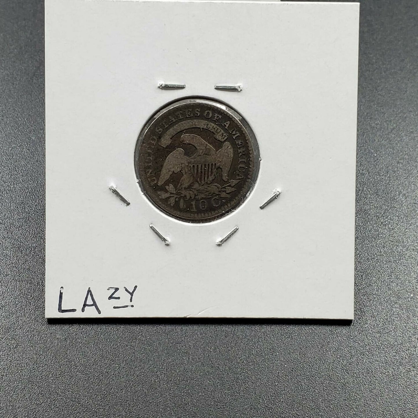1827 P Capped Bust Silver Dime Coin Choice CH VG Very Good Circulated