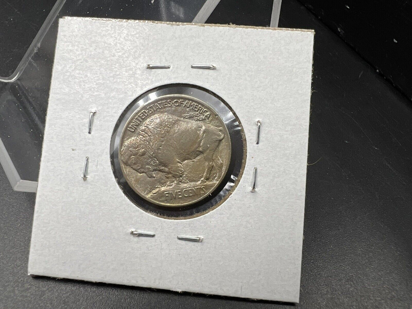1913 P Buffalo Indian Head Nickel 5c AU About UNC 10% Rotated Die Error