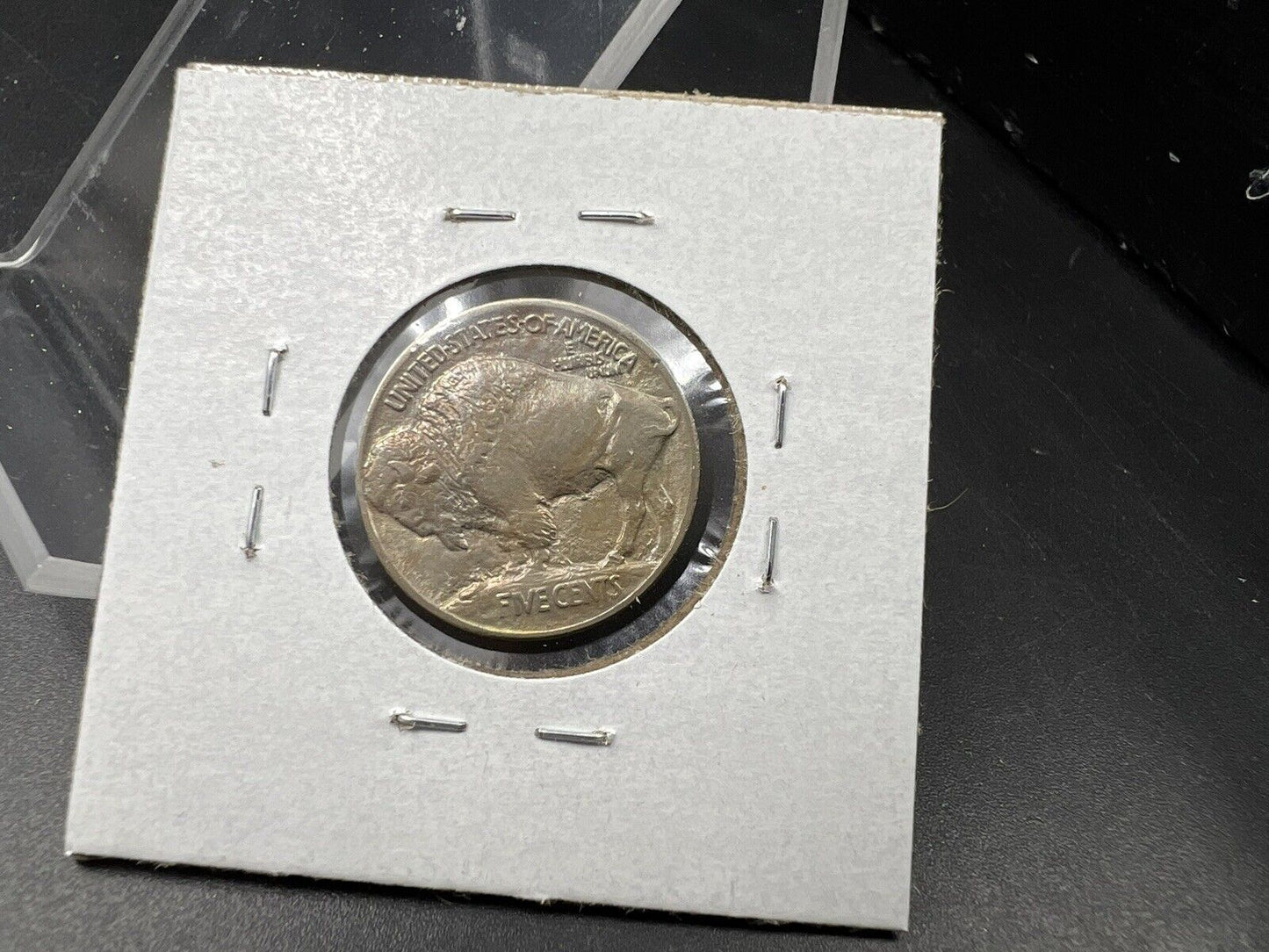 1913 P Buffalo Indian Head Nickel 5c AU About UNC 10% Rotated Die Error