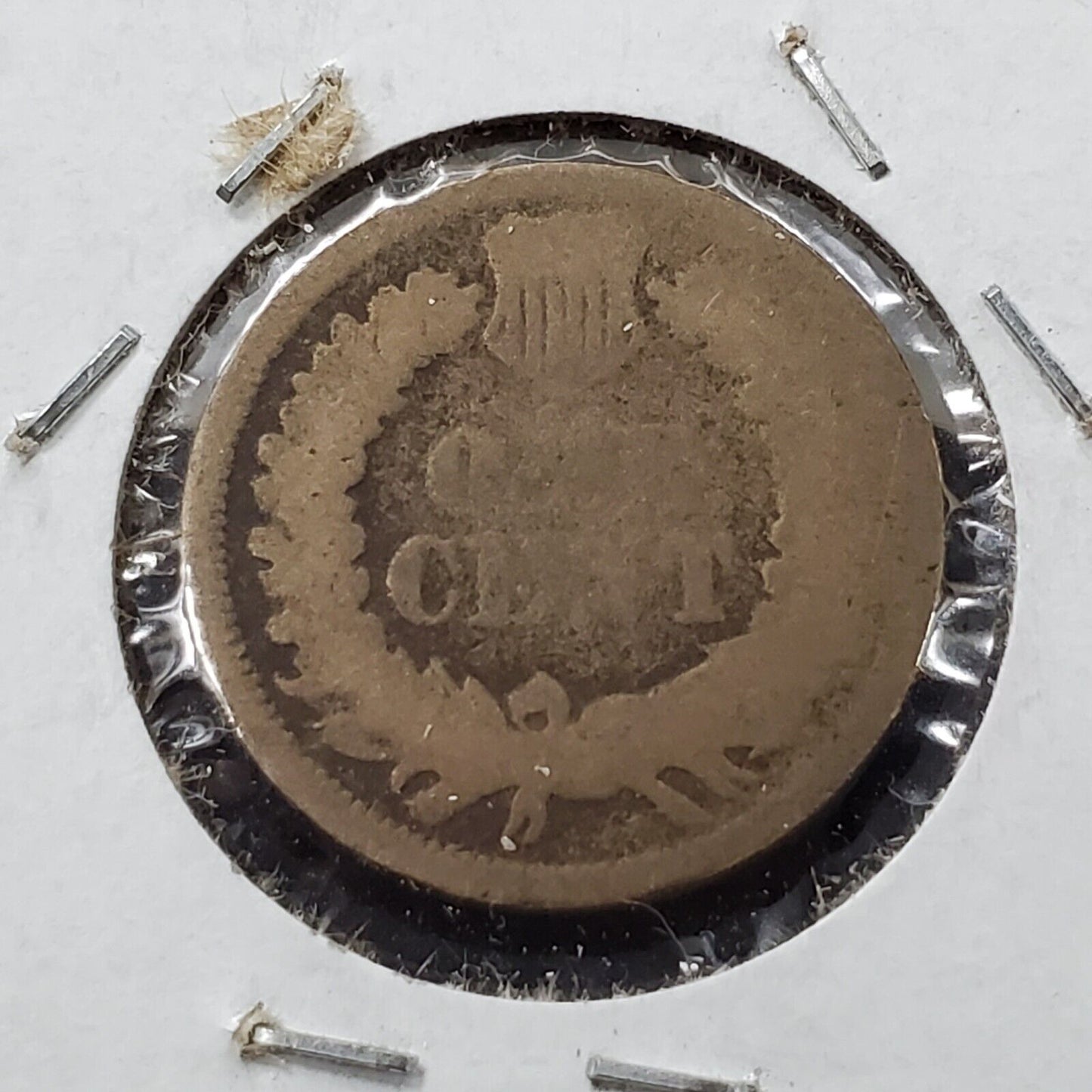 1862 Indian Head Liberty Wheat Cent Penny Coin AG About Good