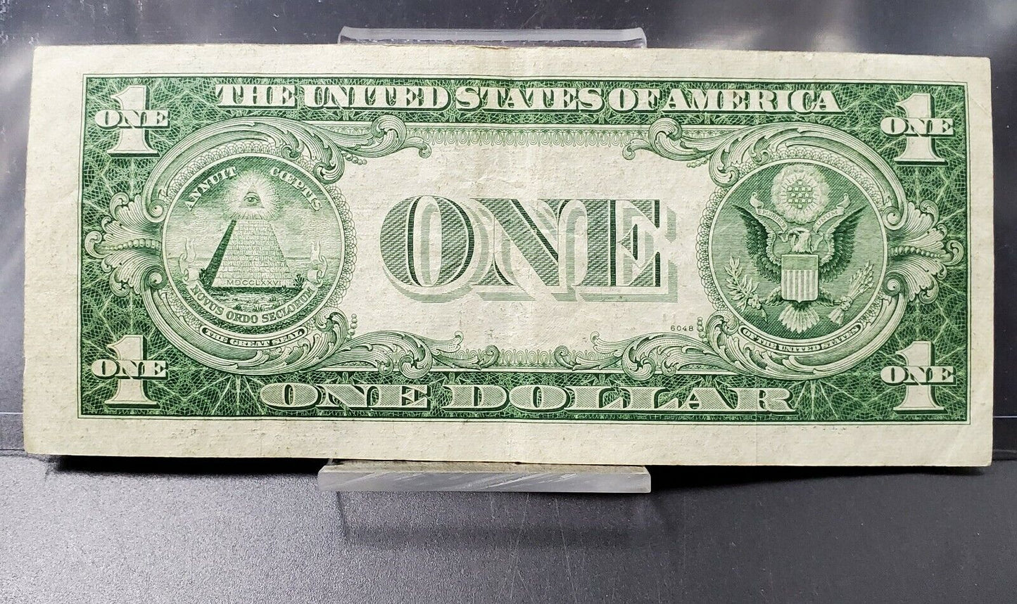1935 E $1 Silver Certificate US Bill Note Circulated Blue Seal VF Very Fine