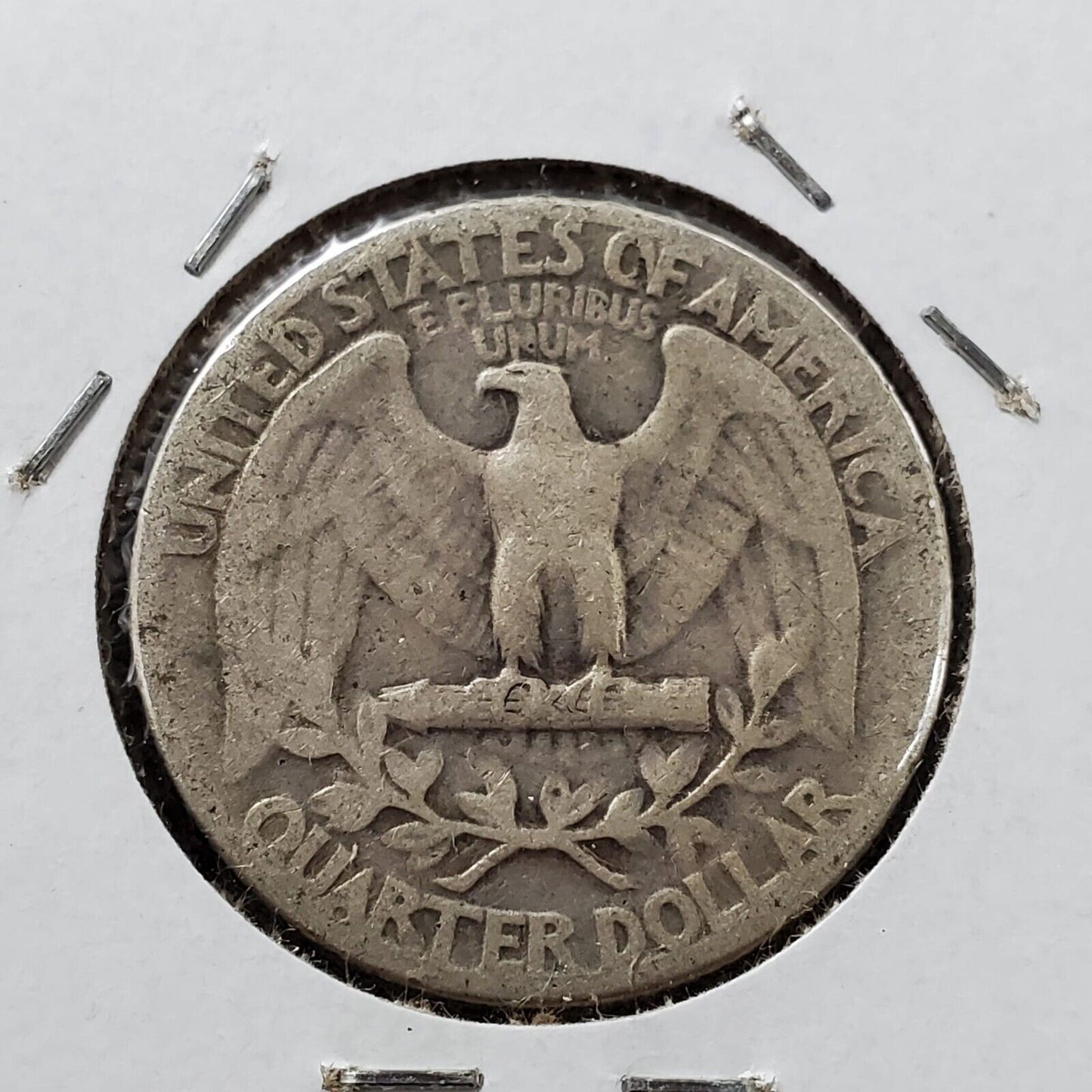 1934 P Washington Silver Quarter Coin Light Motto Variety