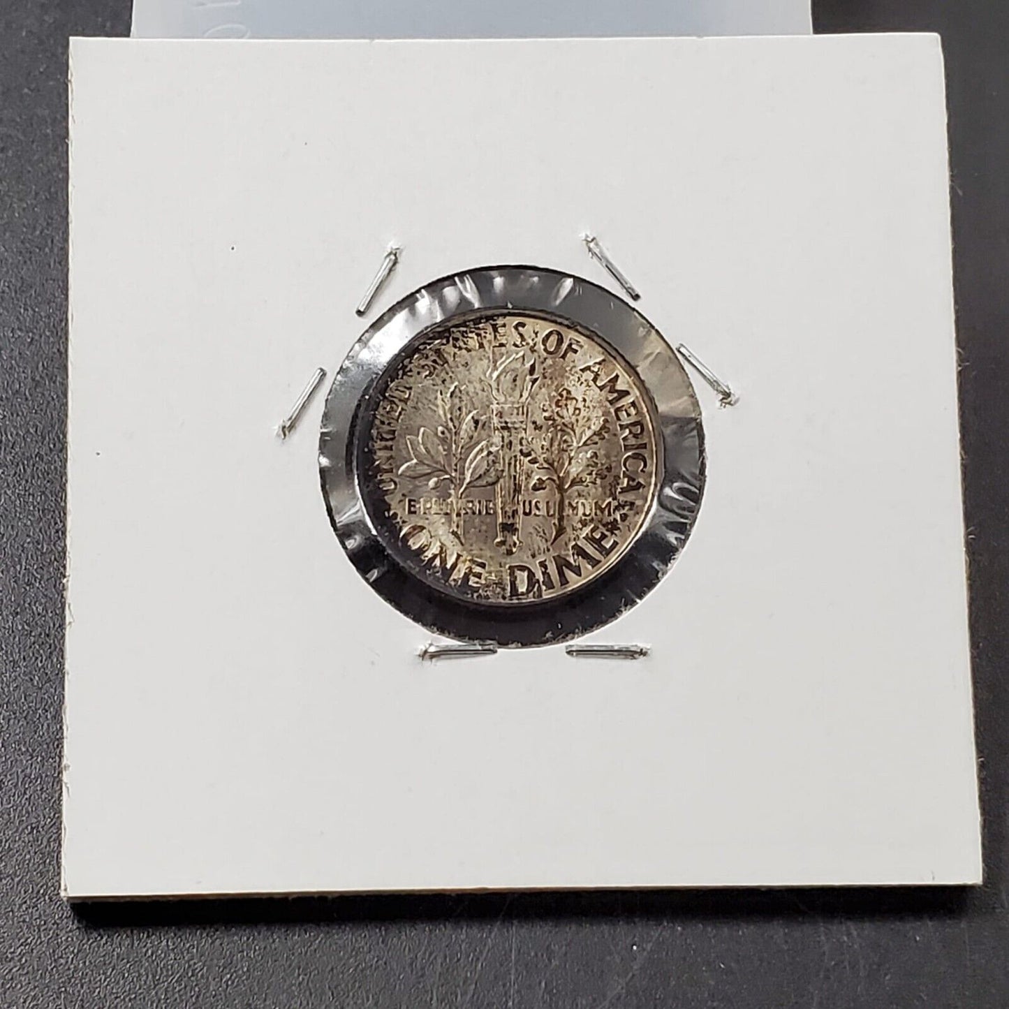 1946 P Roosevelt Silver Dime Neat Toning Toner Nice BU UNC