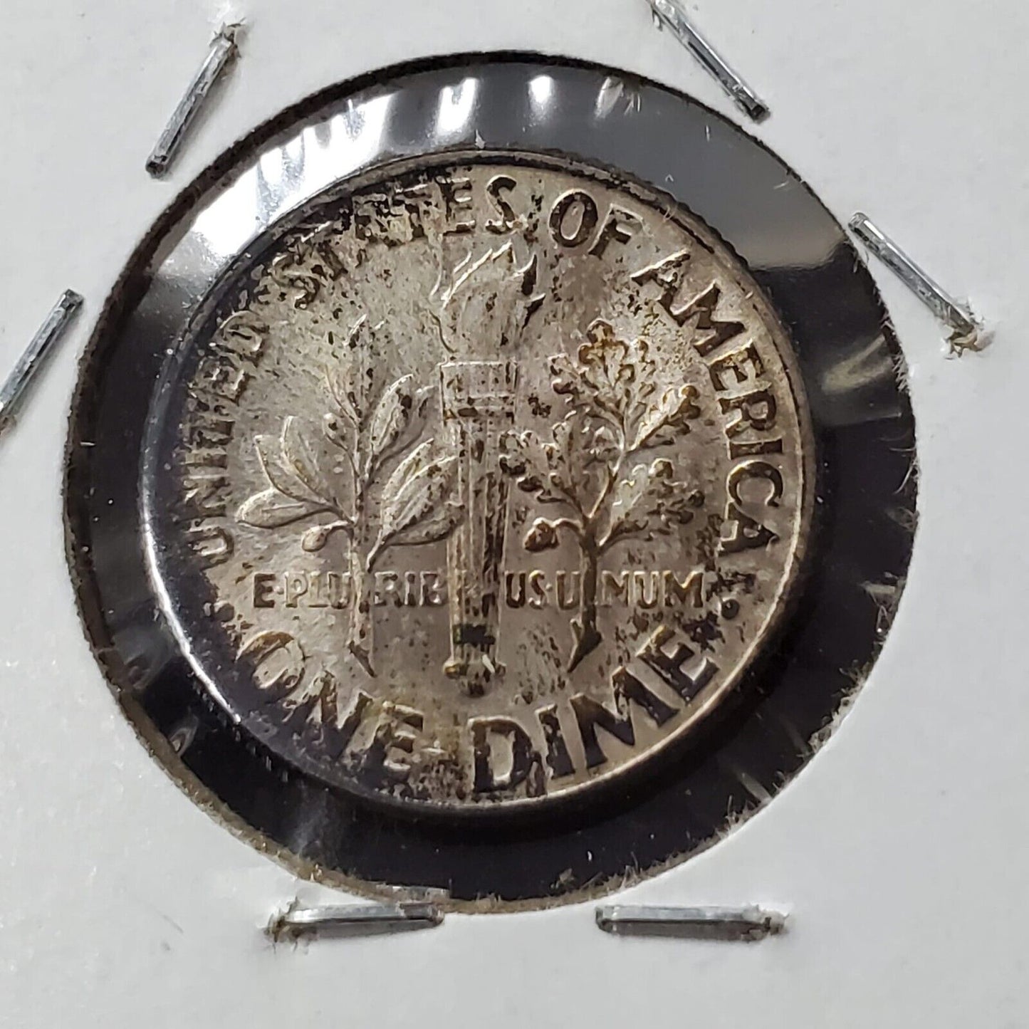 1946 P Roosevelt Silver Dime Neat Toning Toner Nice BU UNC