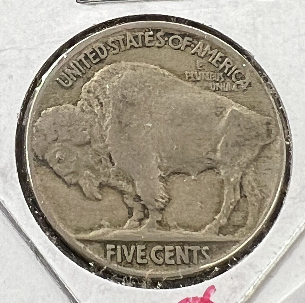 1920 Buffalo Indian Head Nickel Coin VG Very Good circ