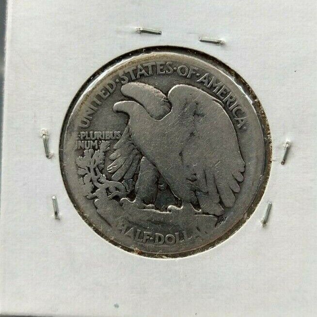 1917 S Walking Liberty Eagle Half Dollar Coin CHOICE AG ABOUT GOOD OBVERSE MM