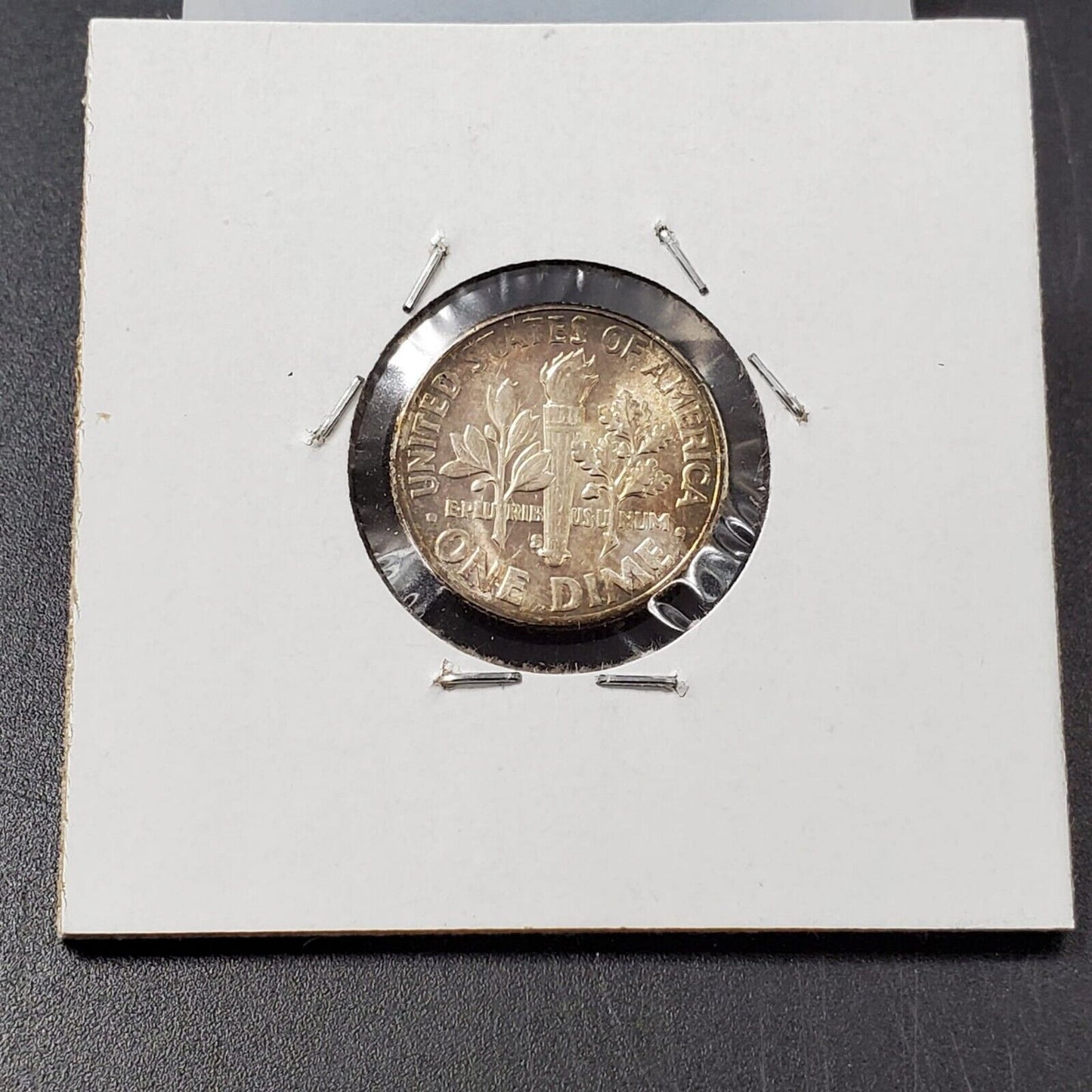 1952 S Roosevelt Silver Dime Coin Toning Toner CH BU