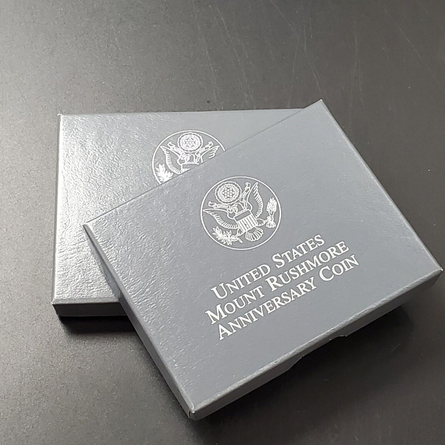 1991 P Mount Rushmore 50th Anniversary BU Commem 90% Silver Dollar OGP Box COA