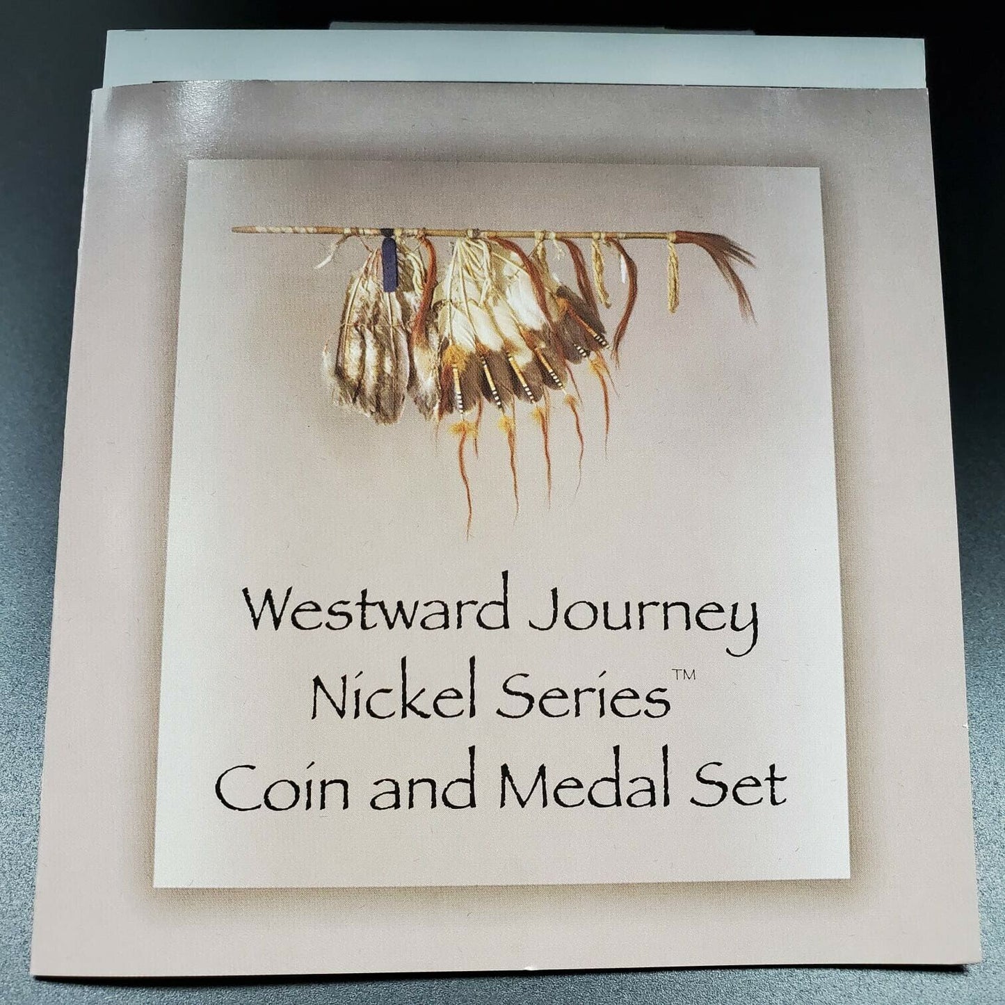 2004 Jefferson Handshake Nickel Pipe Commemorative Metal $1 5c 4 coin set