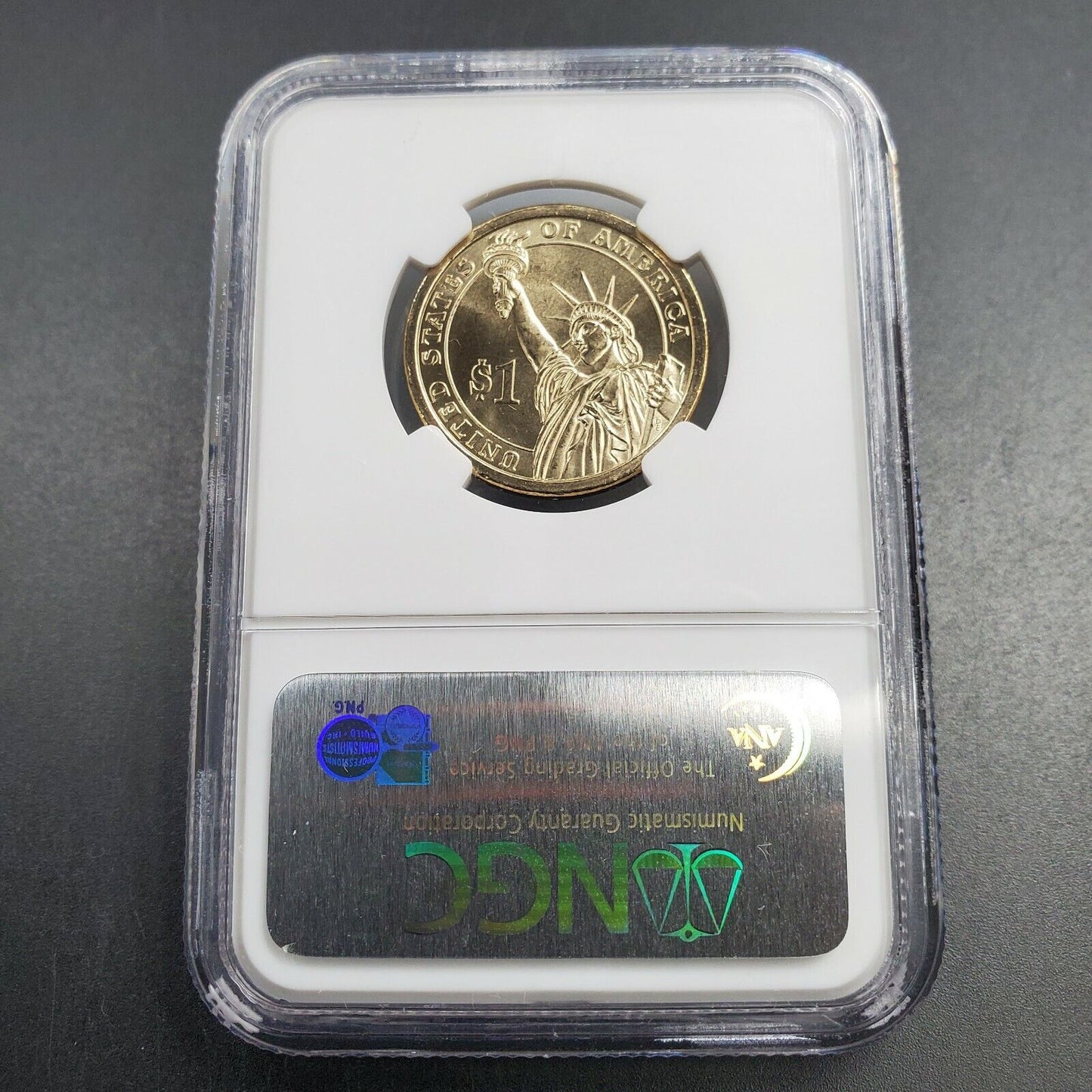 2008 P JQ John Quincy Adams Presidential Dollar Coin NGC MS66 First Day Issue 2