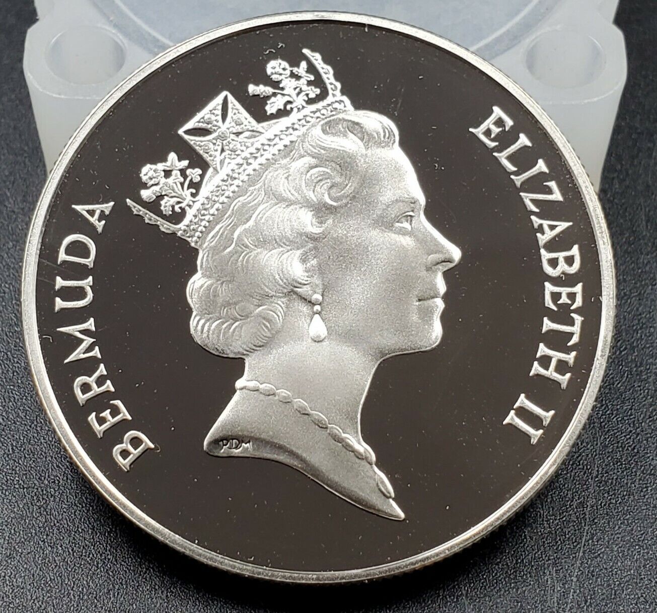 1991 Bermuda Elizabeth II SPINEY LOBSTER GEM Proof Silver $2 Coin 3K Mintage