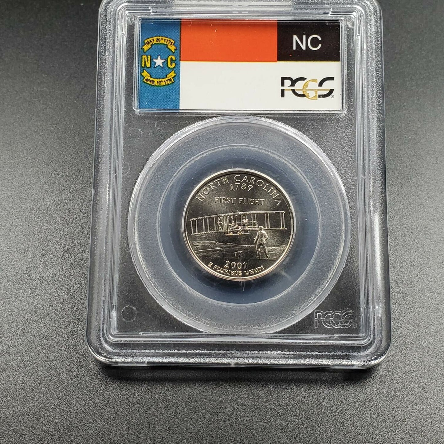 2001 P North Carolina State Quarter Coin PCGS MS67 Robinsons Combo Ship Discount