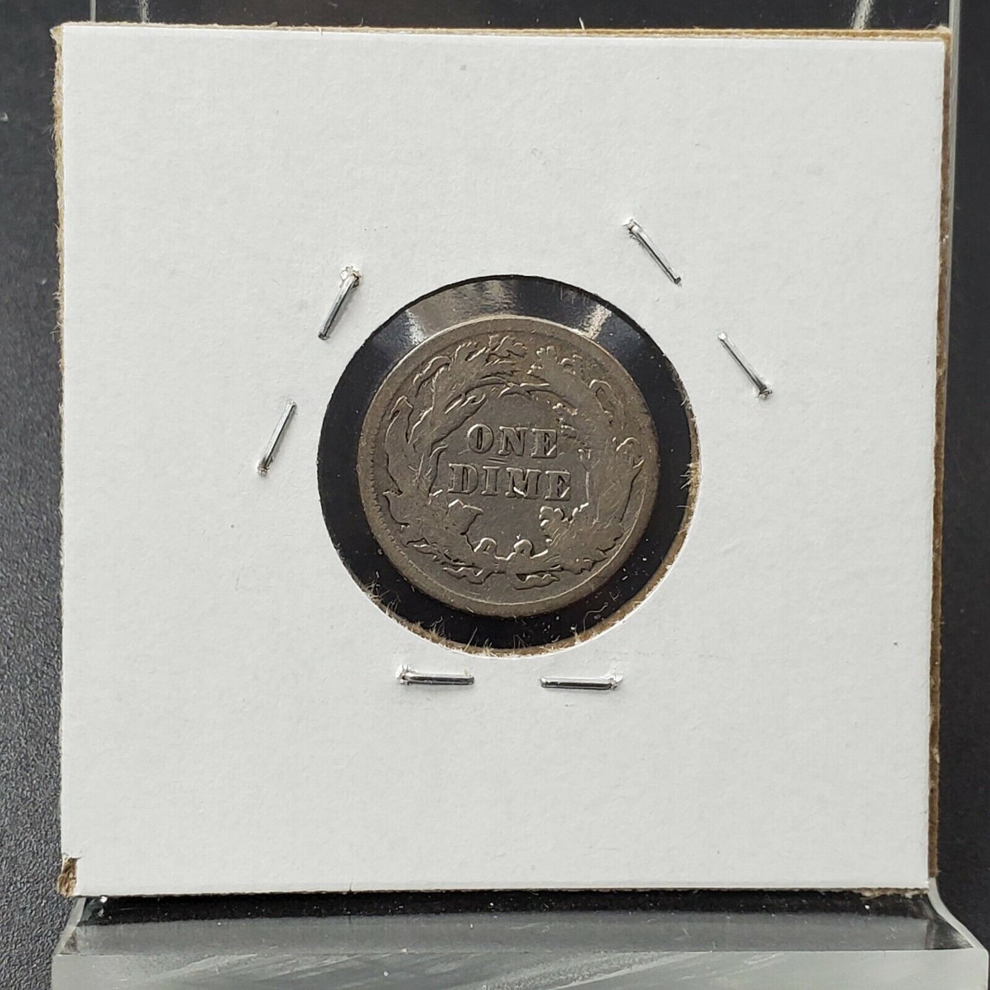 1891 P SEATED LIBERTY SILVER DIME COIN Choice Fine Nearly VF Very Fine