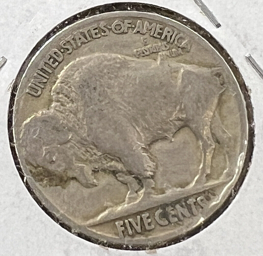 1921 Buffalo Indian Head Nickel Coin Choice Fine / VF