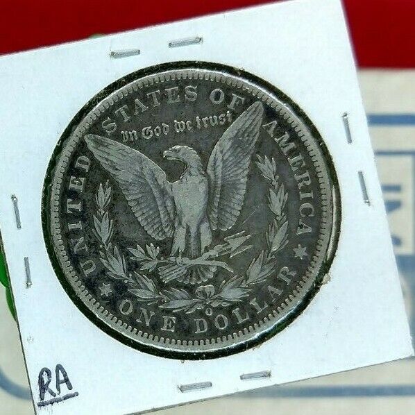 1896 O Morgan Silver Eagle Dollar Coin Choice VF Very Fine Circulated