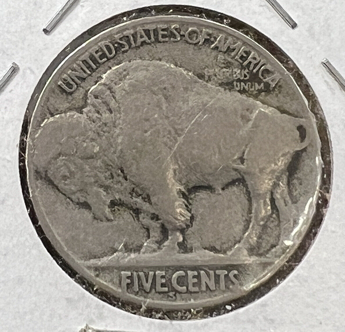 1927 S 5c Buffalo Indian Head Nickel Coin Choice VG Very Good / Fine