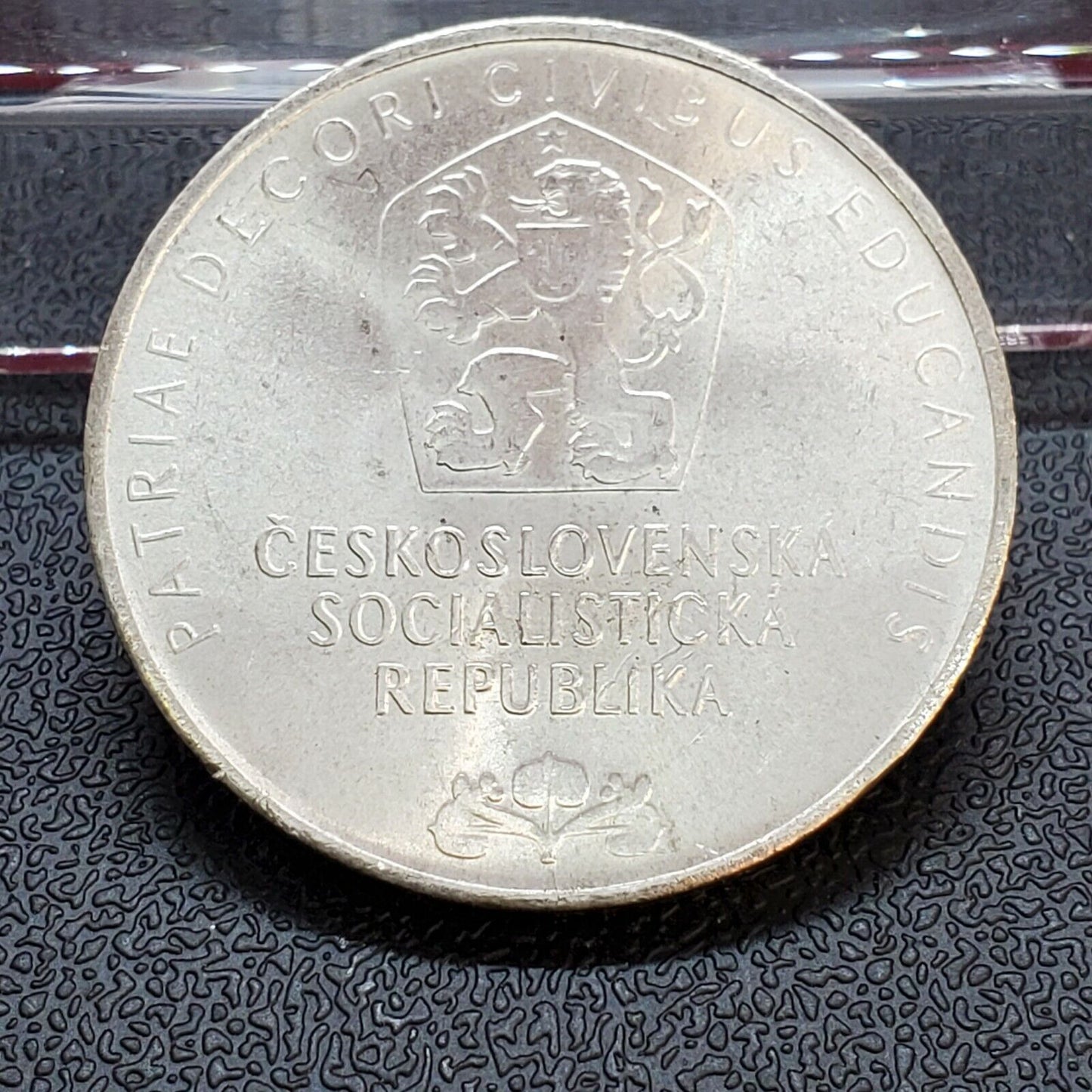 1968 Czechoslovakia 25 Korun NATIONAL MUSEUM IN PRAGUE Silver GEM BU Coin KM-64