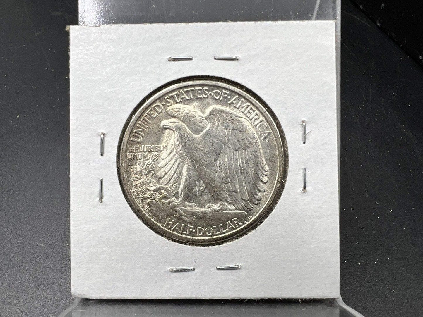 1944 P 50C Walking Liberty Half Dollar Choice AU About UNC Neat Toning Toner
