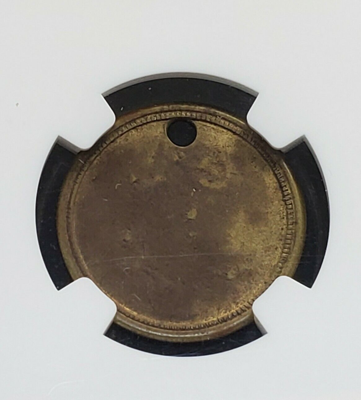 1866 - 1894 R-CT-WB-18 Holmes Booth & Haydens NGC AU55 Waterbury CT About UNC