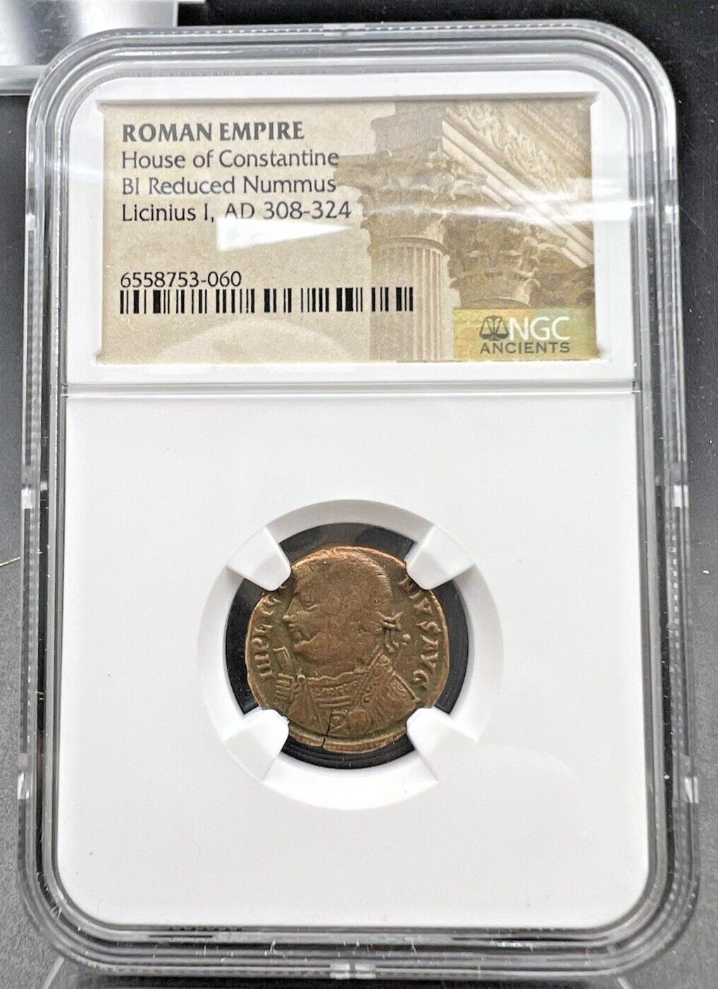 ROMAN EMPIRE Licinius I 308-324 House of Constantine BI Reduced Nummus