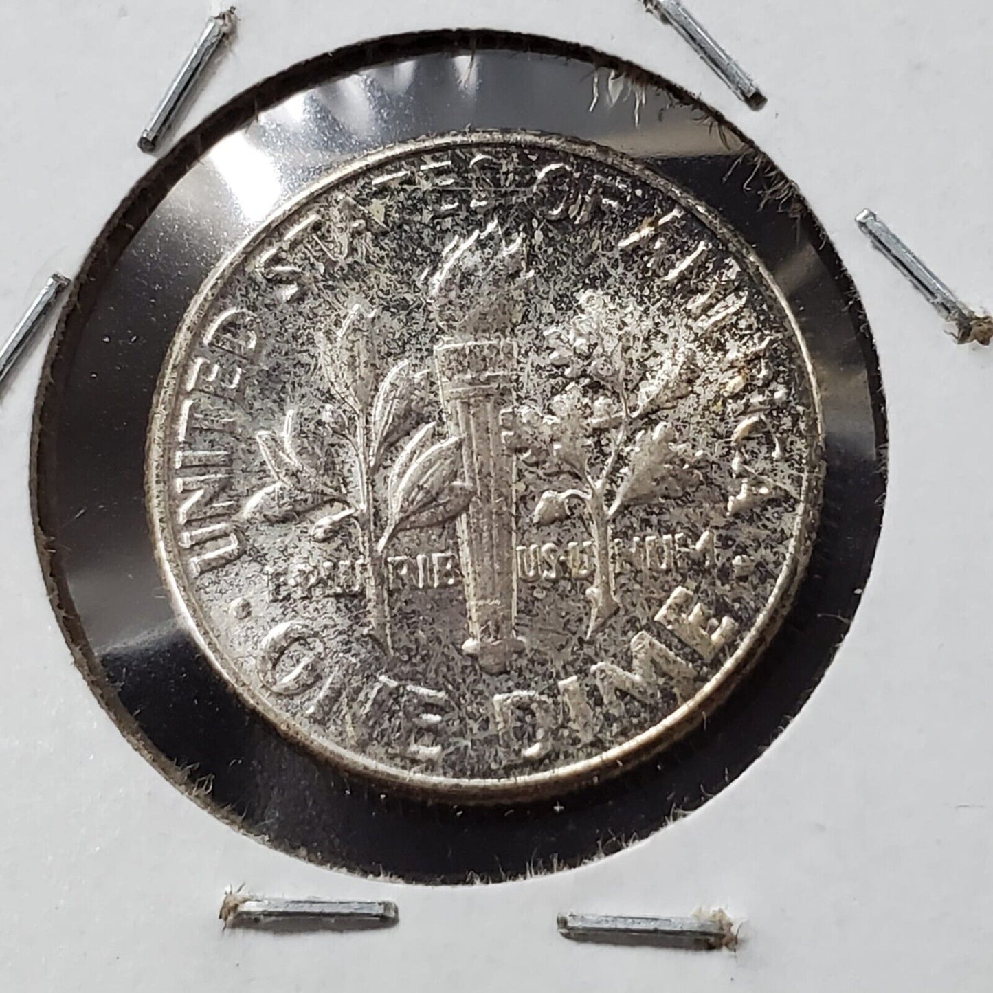 1958 P Roosevelt Silver Dime Neat Toning Toner CH BU UNC