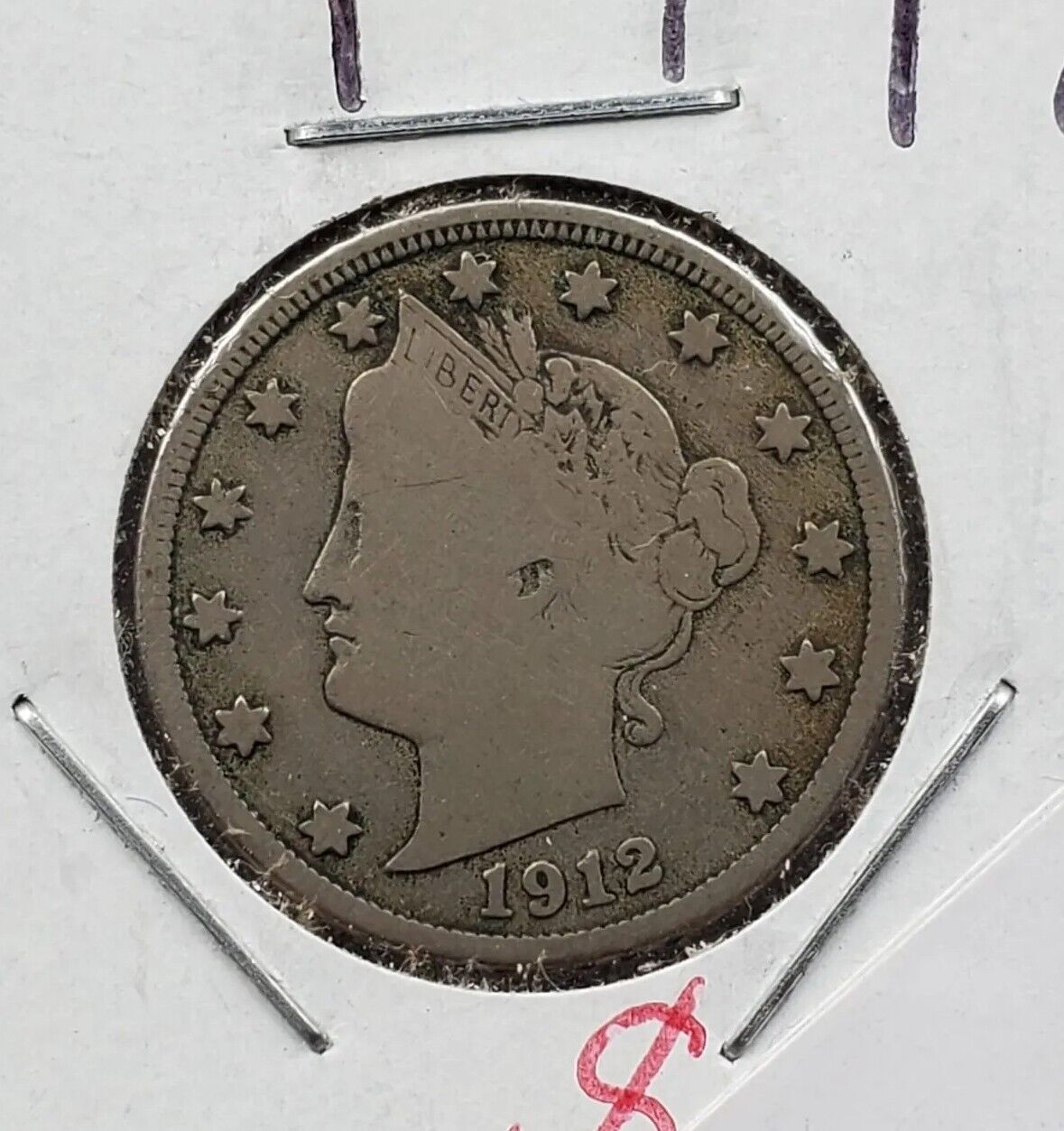 1912 D Liberty Head V Nickel Denver Choice VG Very Good / Fine Circ