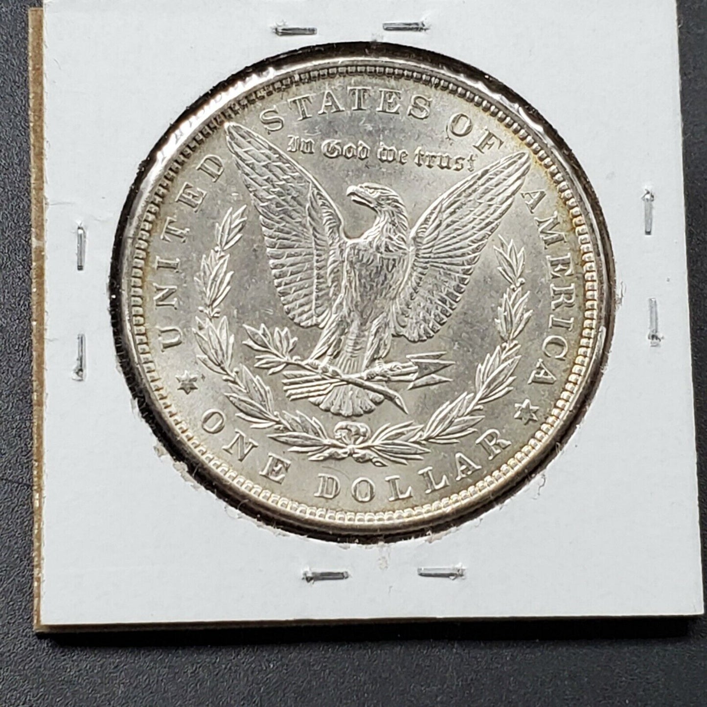 1900 P Morgan Silver Eagle Dollar Coin BU Uncirculated Some Toning Nice Coin