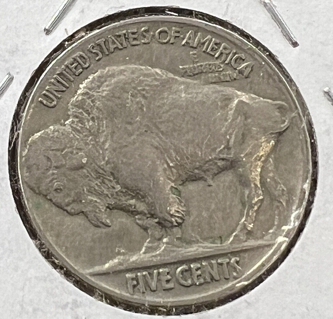 1934 5c Buffalo Indian Head Nickel Coin Choice VF Very Fine