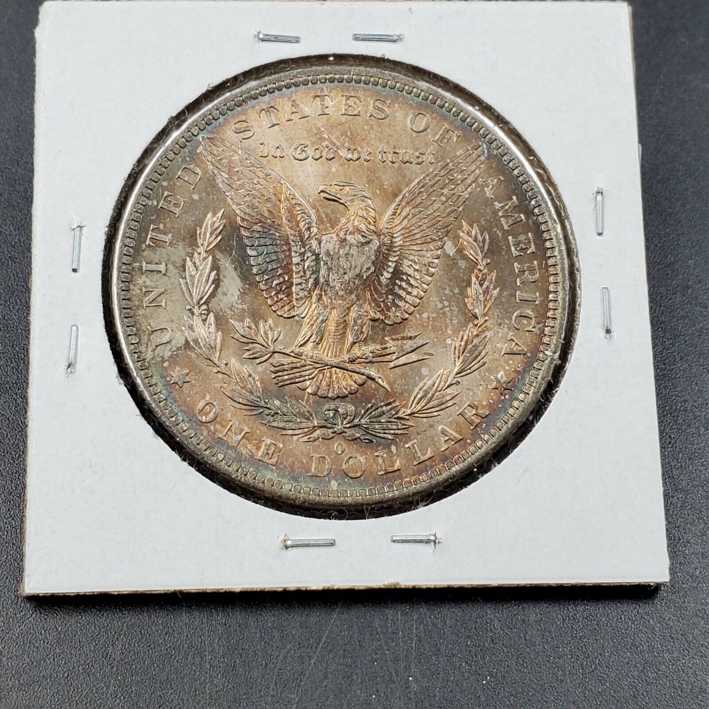 1883 O Morgan Silver Eagle Dollar Coin CHOICE AU ABOUT UNC PQ TONER TONING