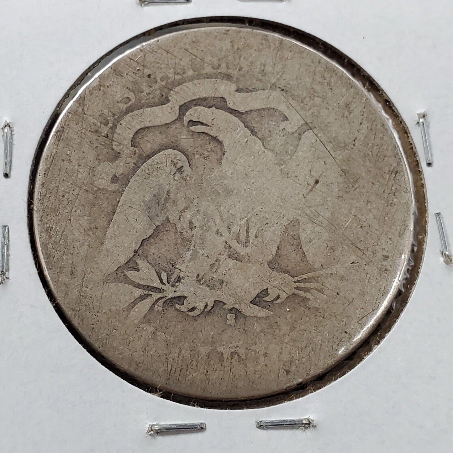 1875 S Seated Liberty Silver Half Dollar 50c AG / Fair / Poor