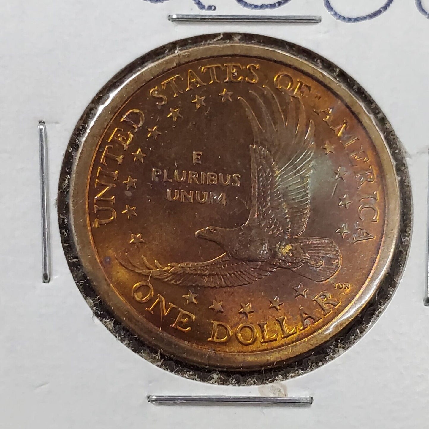 2000 D Sacagawea Native Brass Dollar Coin CH Choice / Gem BU Toner