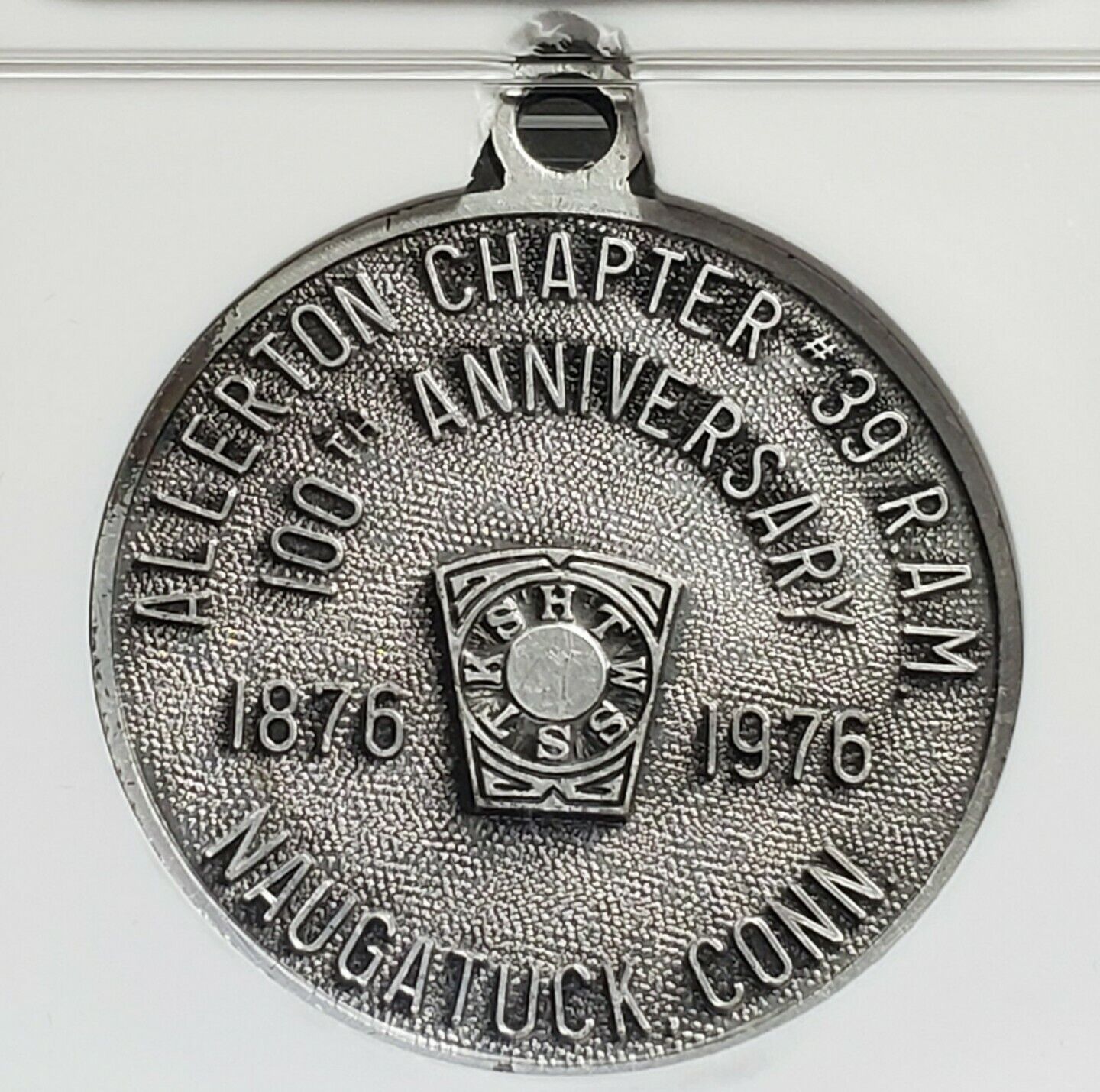Naugatuck Conn Centennial The Minuteman 1776-1976 Bicentennial MEDAL NGC MS65