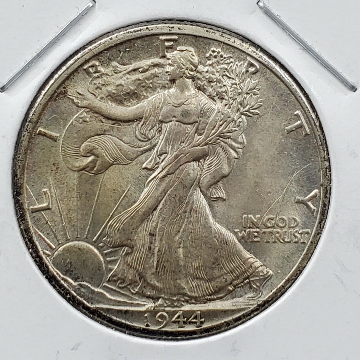 1944 P 50c Walking Liberty Silver Eagle Half Dollar Coin CH BU UNC WW2 American