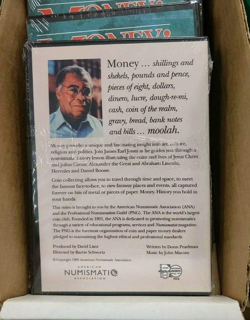 Money History In Your Hands DVD Video Collectible James Earl Jones Documentary