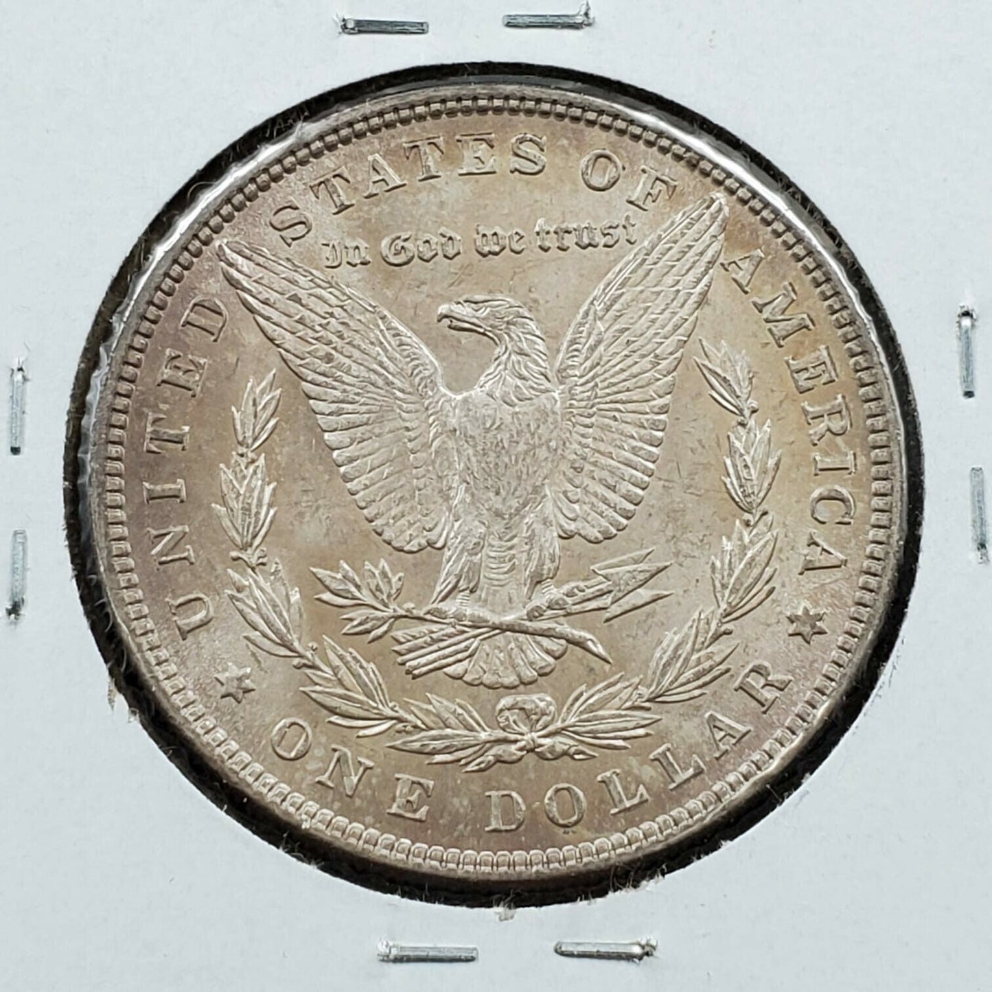 1886 P $1 Morgan Silver Dollar Coin Choice BU Uncirculated Neat Toning Toner