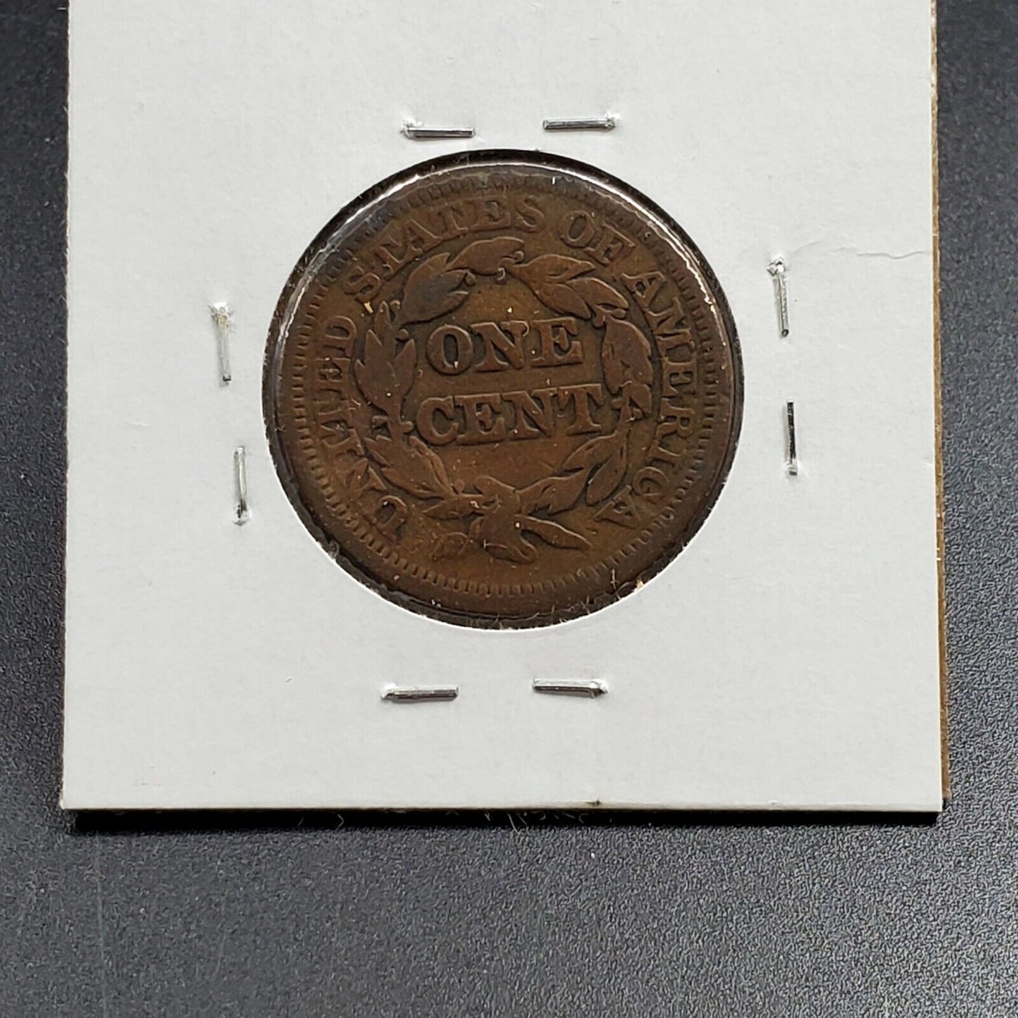 1848 Braided Classic Liberty Head US Large Cent 1c CHOICE F FINE Circulated