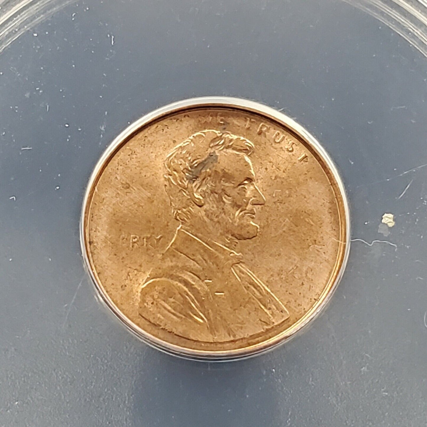2000 Lincoln Memorial Cent Penny ANACS MS62 Major Struck Through Grease Error