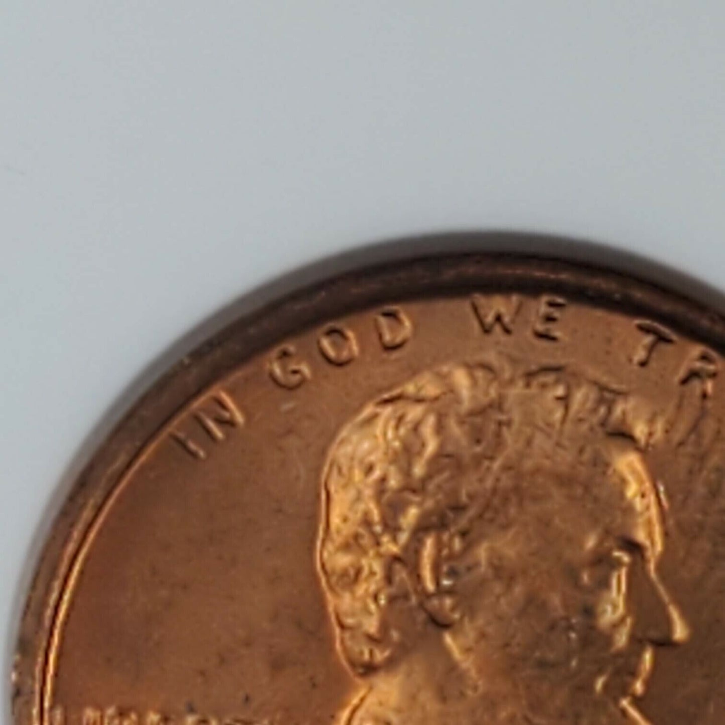 1972 P Lincoln Memorial Cent Penny Coin ANACS MS64 Error Clipped Rim Planchet