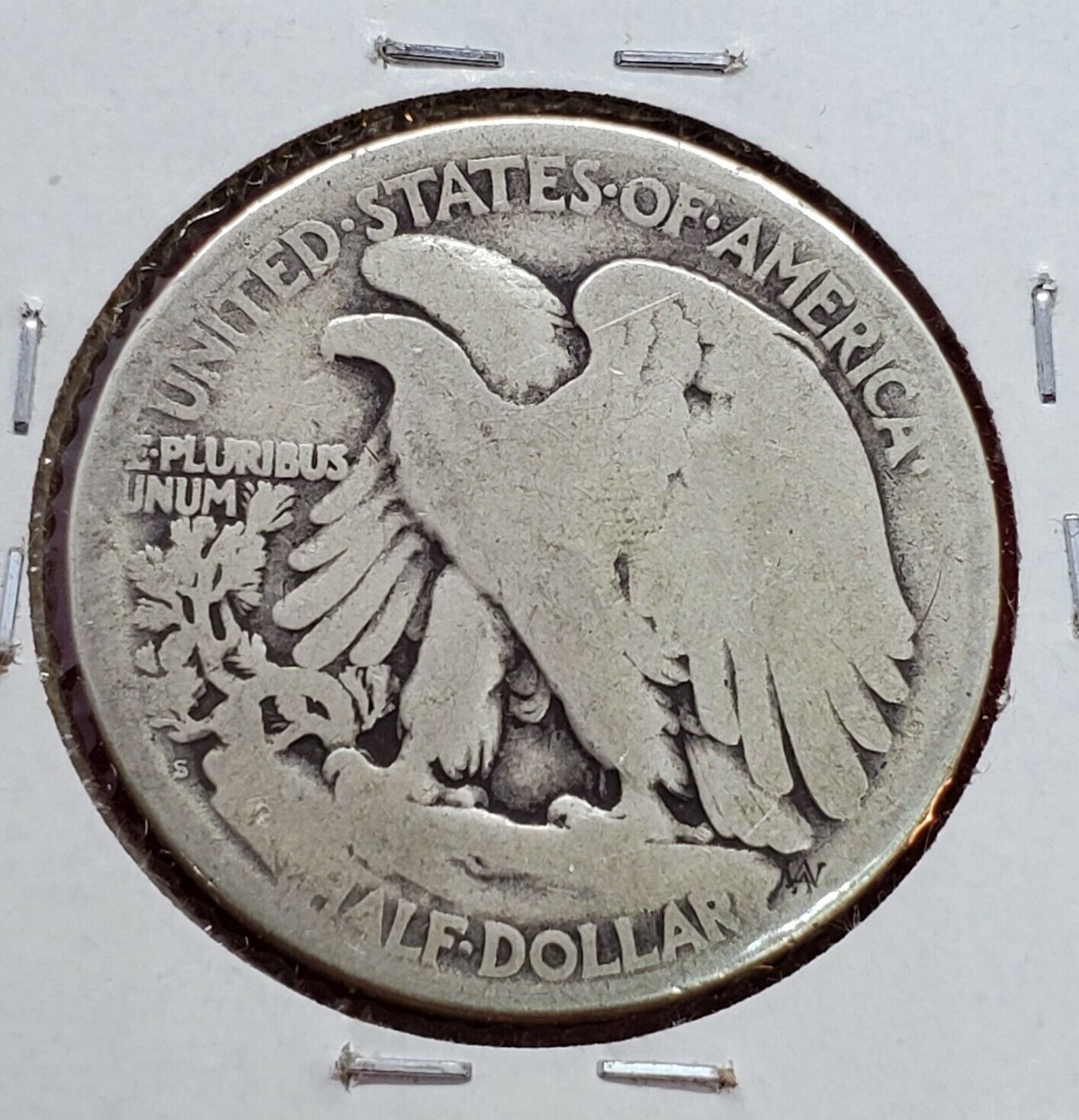 1917 S Walking Liberty Silver Eagle Half Dollar Coin Choice AG Circ Reverse MM