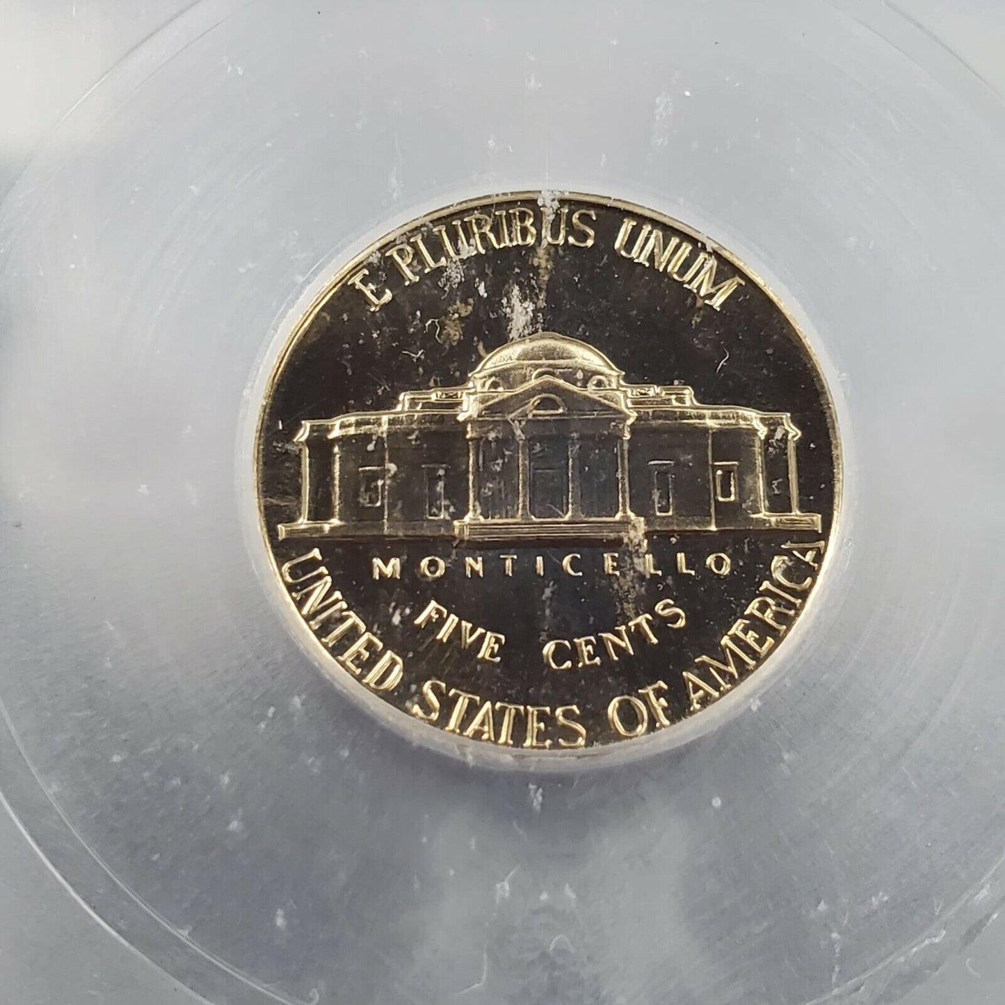 1964 P Jefferson Nickel Coin Vintage ICG Case PR70 Gem proof - Used Case