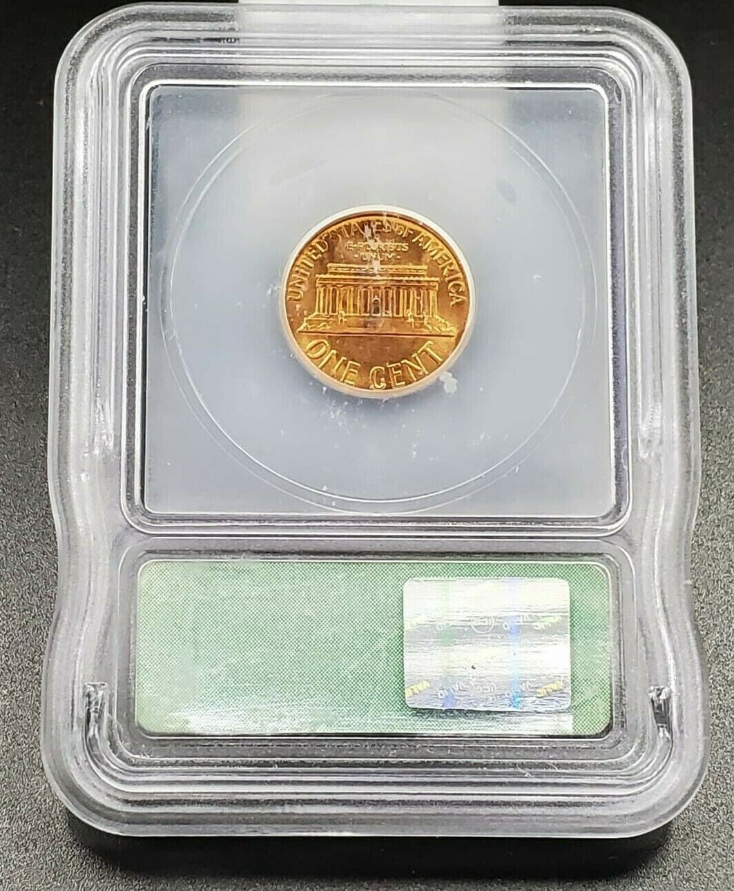 1968 D Lincoln Memorial Cent Penny Coin Vintage Retro ICG MS67 RD Red GEM BU