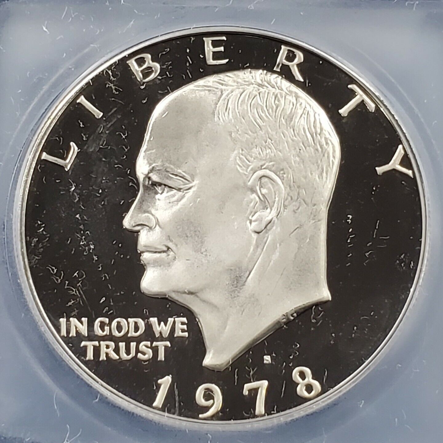 1978 S $1 Eisenhower Brown Ike CLAD Dollar PR69 ICG GEM PROOF 3