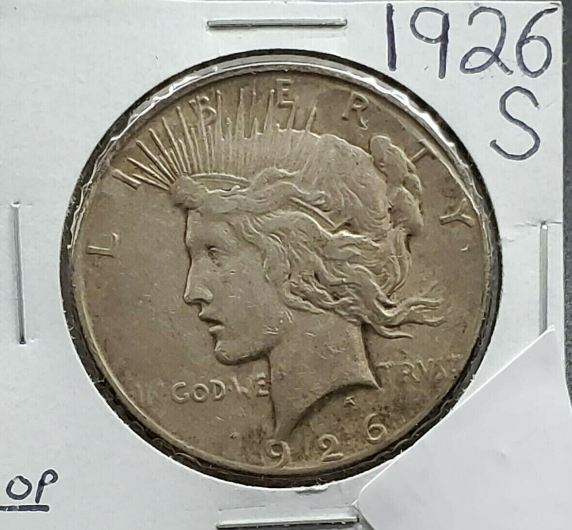 1926 S Peace 90% Silver Eagle Dollar Coin CH Choice Fine / VF Very Fine