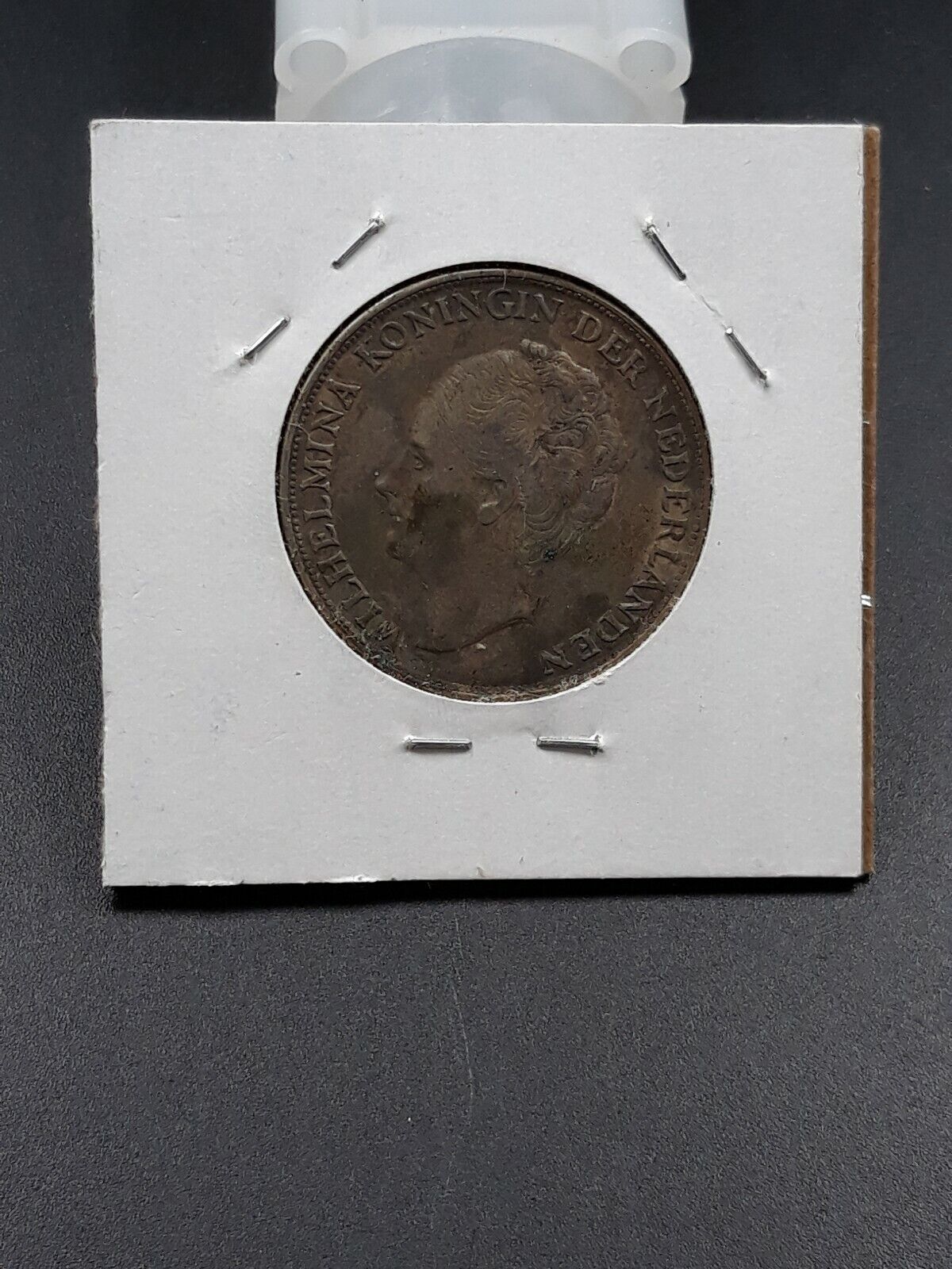 1944 P Netherlands 1 Gulden WW2 World War Two Emergency Philadelphia Mint Issue