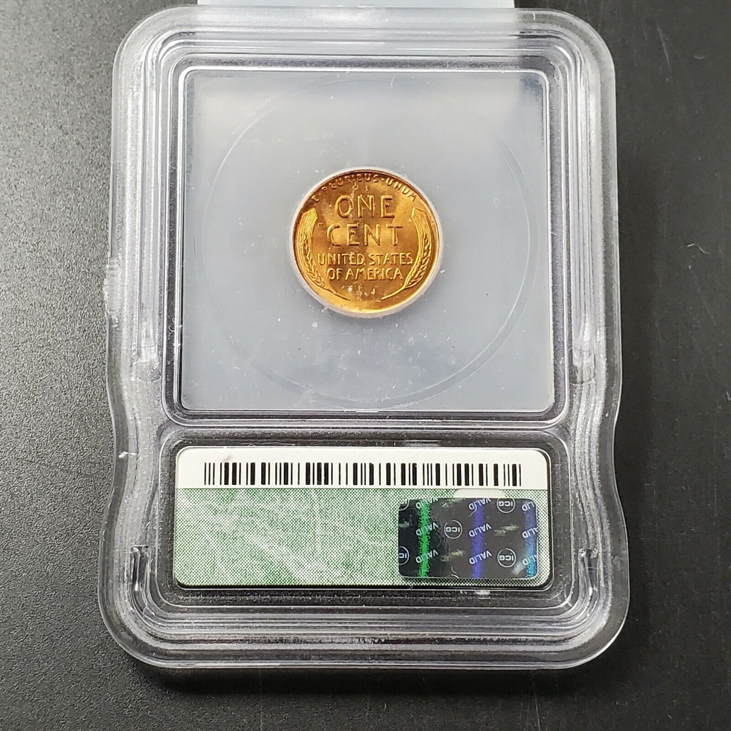 1954 S Lincoln Wheat Cent Penny Coin ICG MS67 RED RD Gem BU San Francisco 3